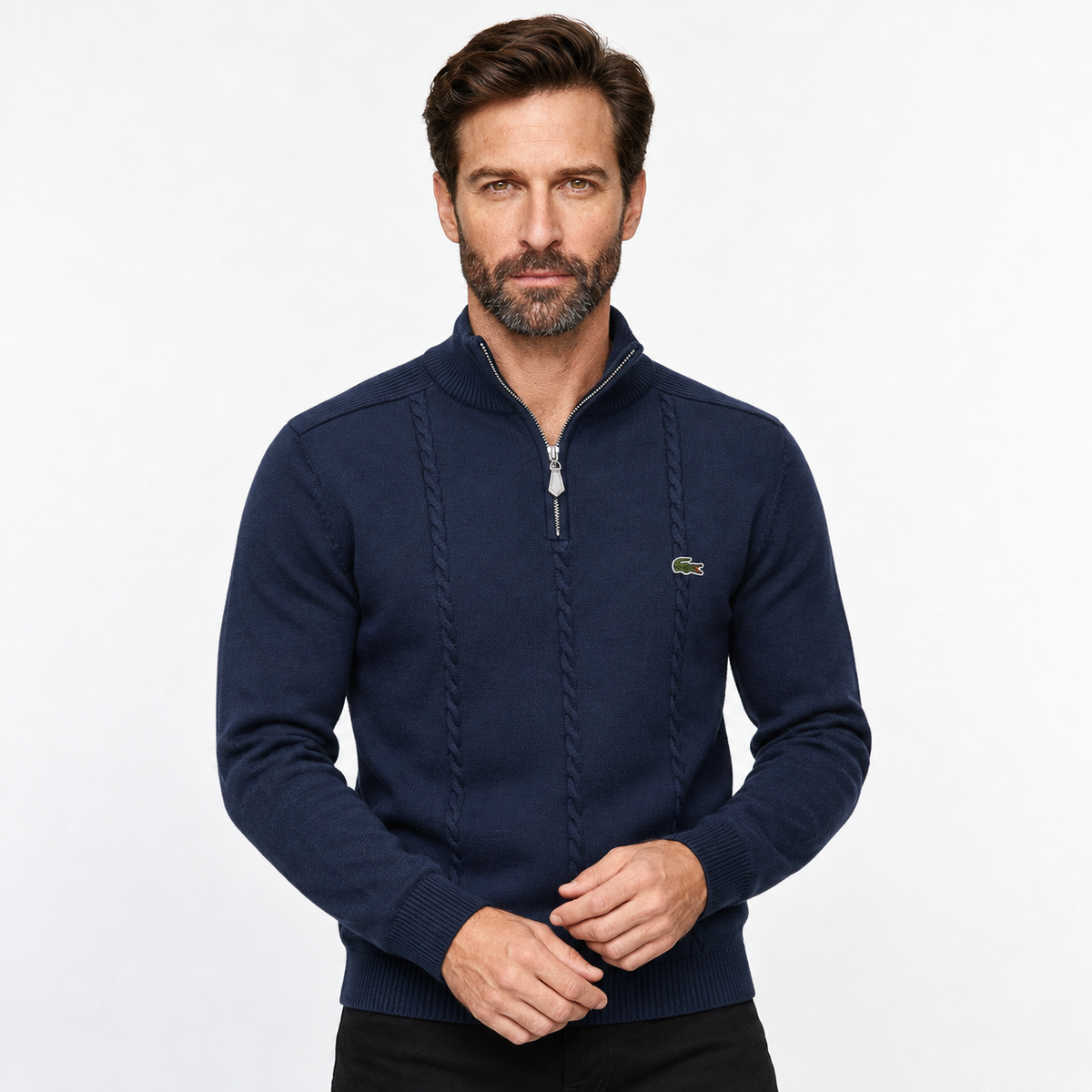LC The Burlington Quarter-Zip Knit