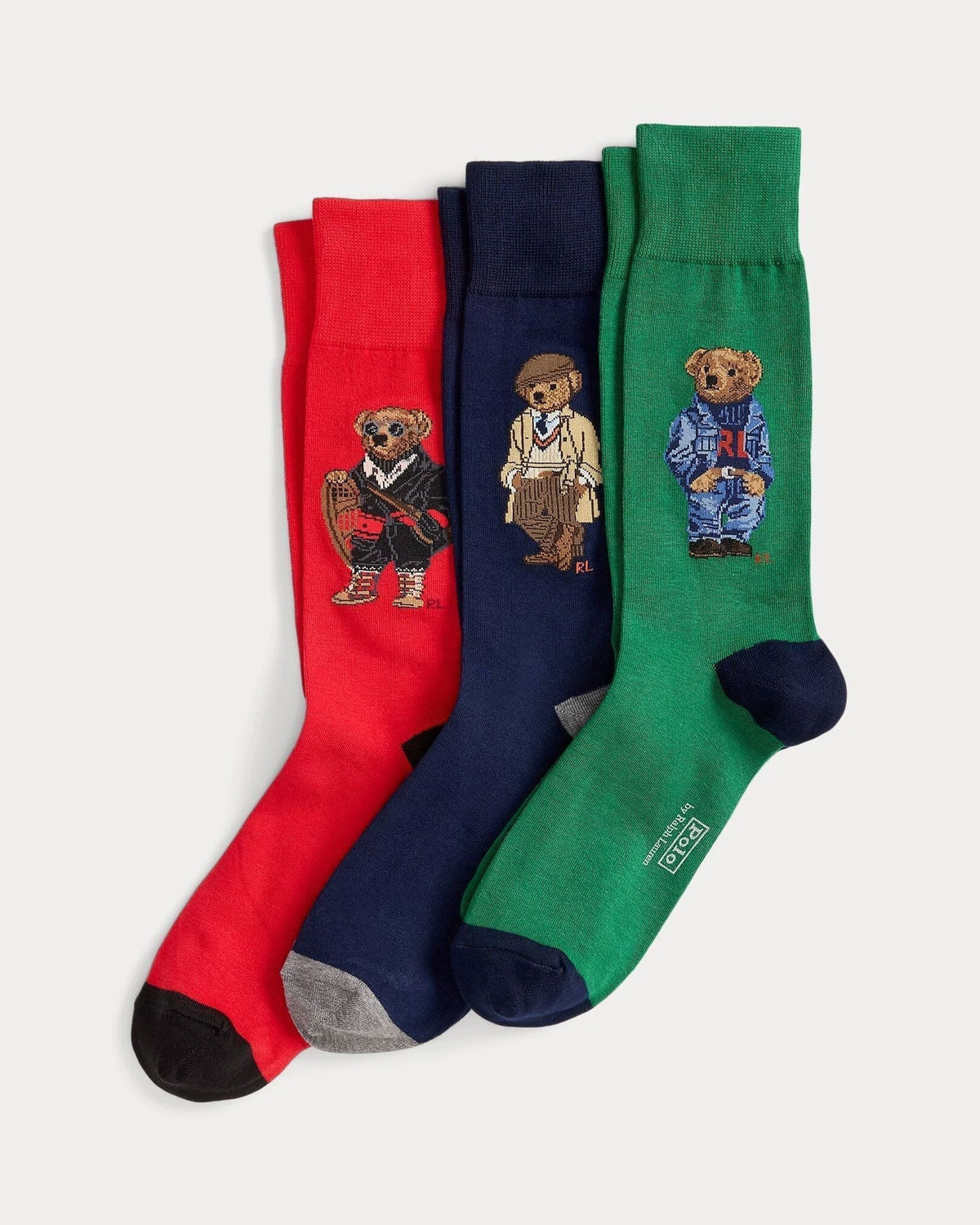 Ralph Lauren Polo Bear Trousers 3 Socks Gift Set