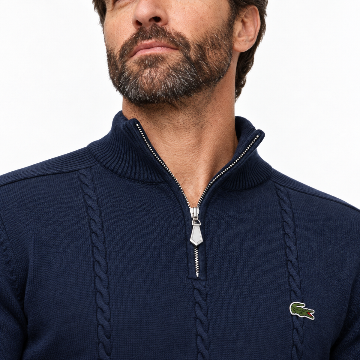 LC The Burlington Quarter-Zip Knit