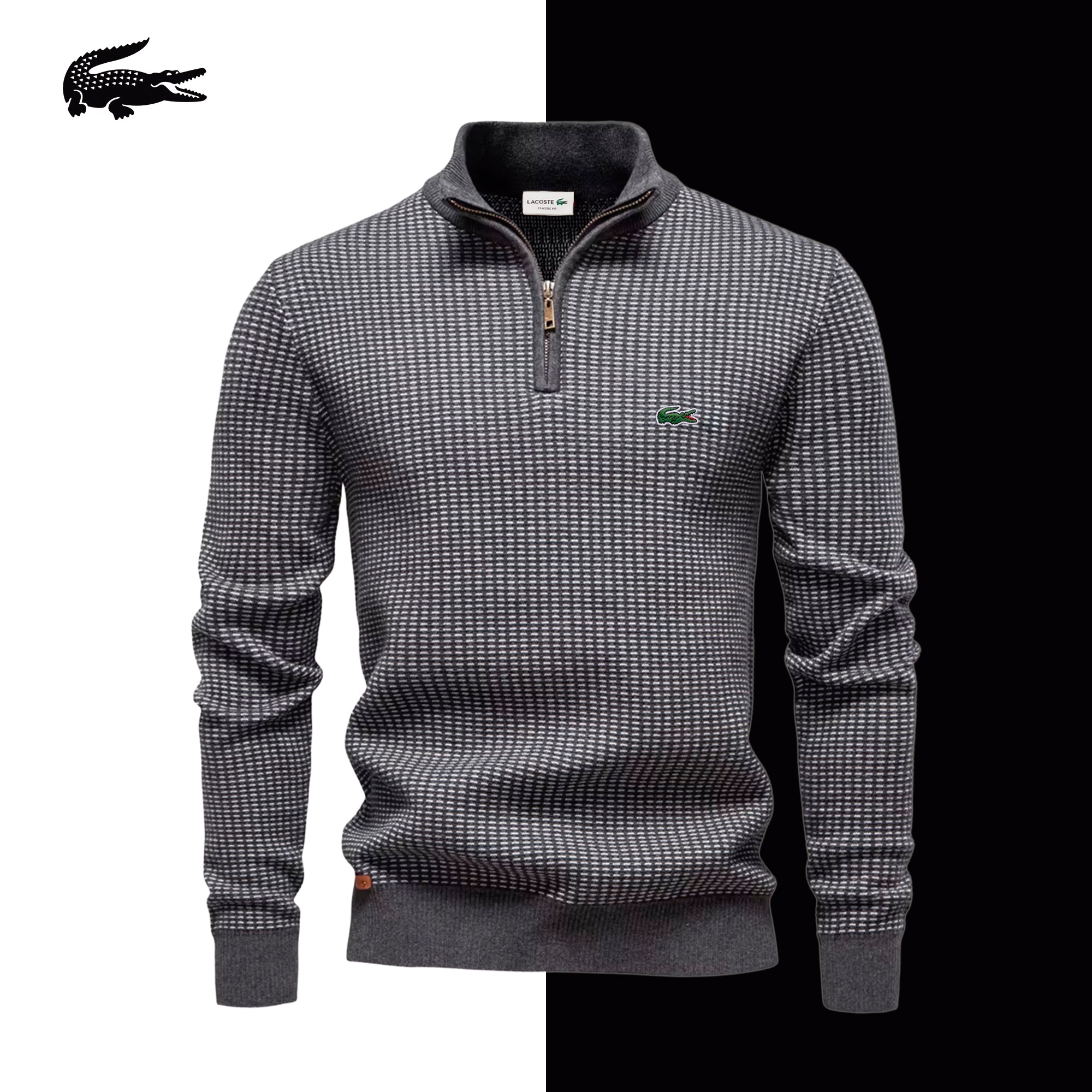 LC Milano Textured Quarter-Zip
