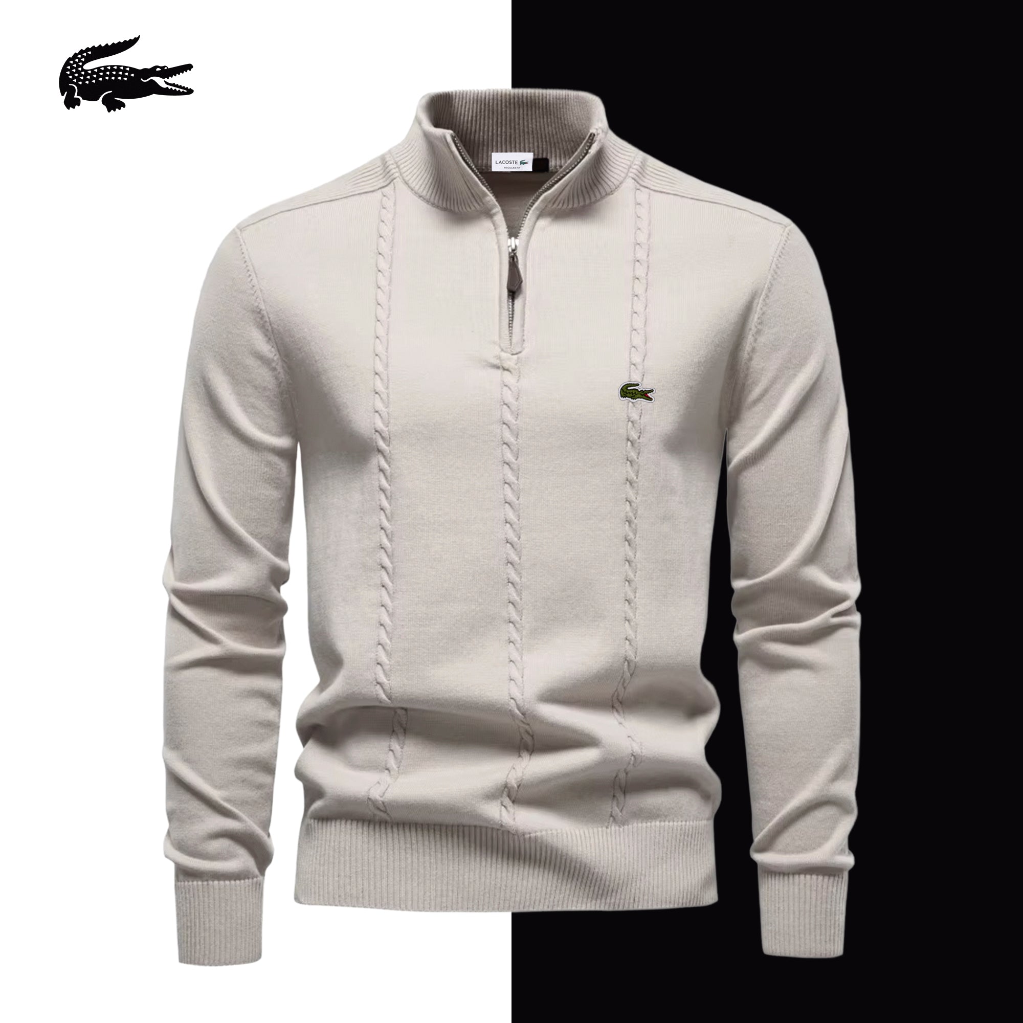 LC The Burlington Quarter-Zip Knit