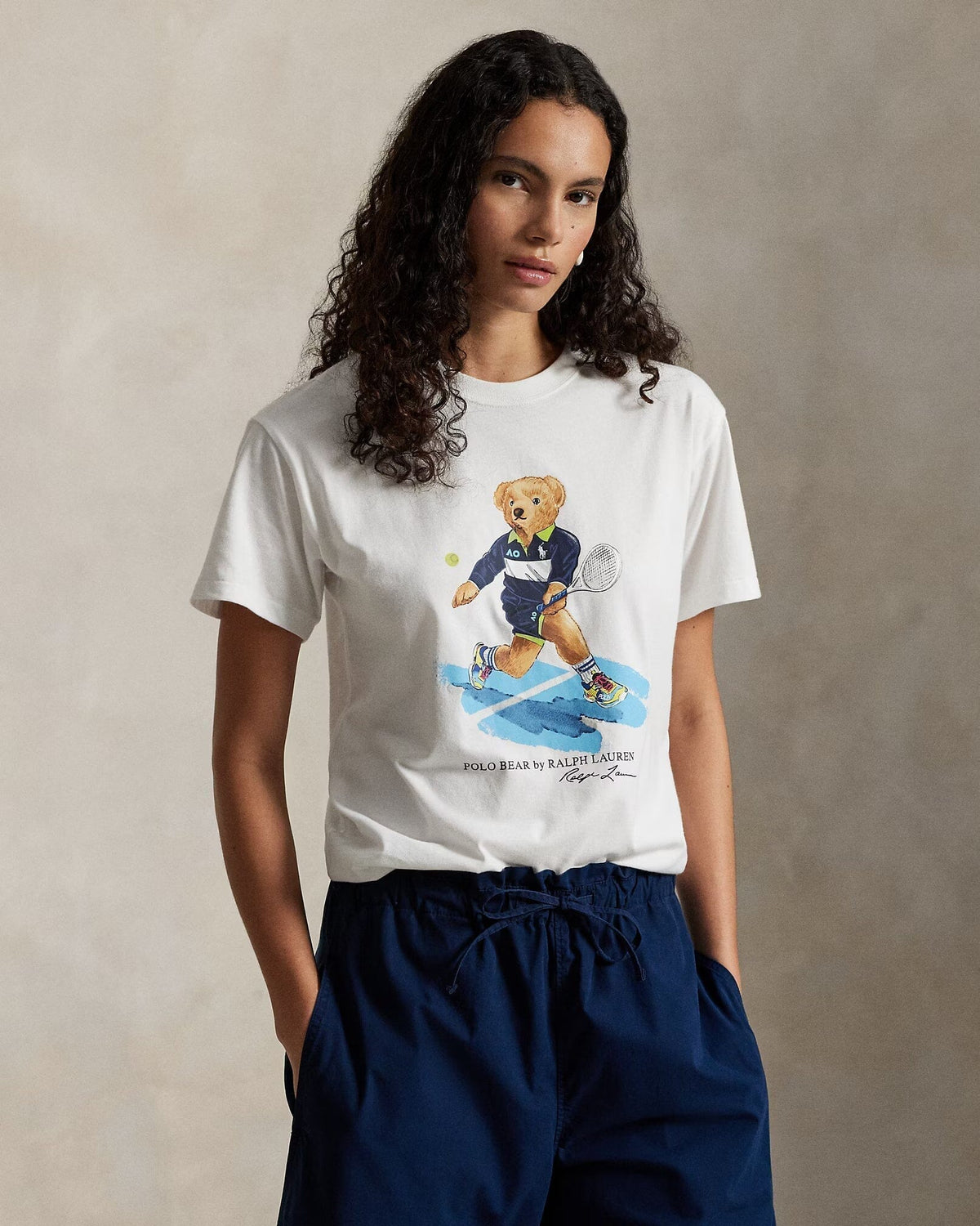 Ralph Lauren Australian Open Polo Bear Jersey Tee