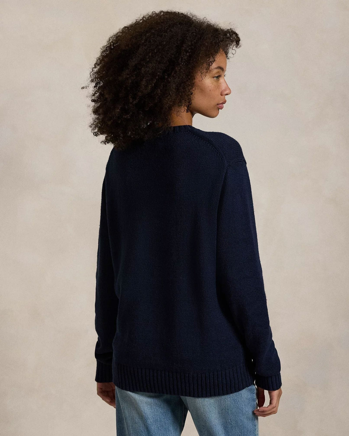 Ralph Lauren Polo Bear Cotton-Linen Sweater